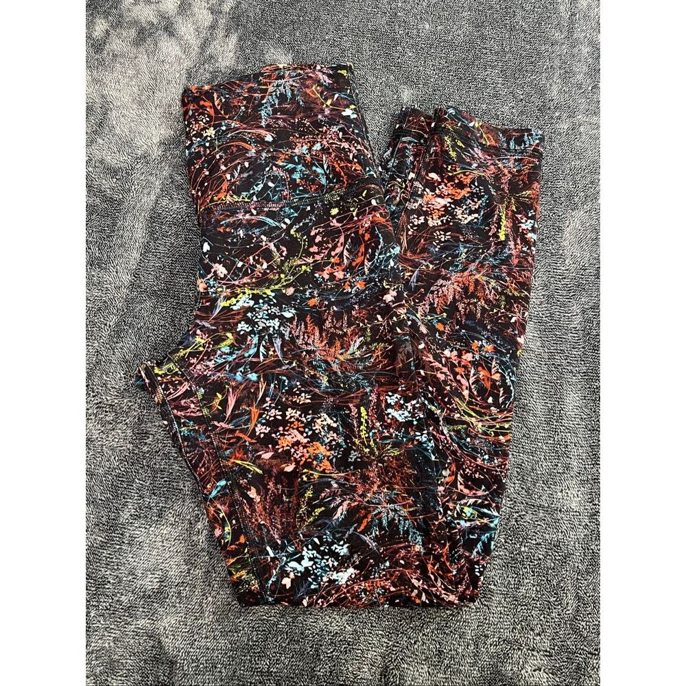 Lululemon Align Leggings Floral Multicolor High Rise Yoga Pants Size 4